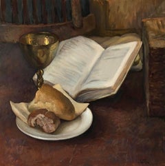 Georgian Contemporary Art by Ilia Menabde - Still Life with Some Bread