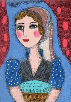 Arte contemporáneo francés de Claudine Loquen - Louise Labé