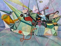 Chinese Contemporary Art by Hongda - Rocking Pirate Ship