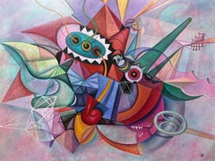Chinese Contemporary Art by Hongda - Rocking War Chariot