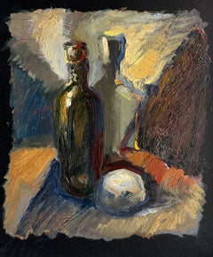 Georgian Contemporary Art by Ilia Menabde - A Bottle of Wine