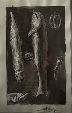 Georgian Contemporary Art by Ilia Menabde - Dried Fish