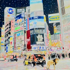 Japanese Contemporary Art by Teppei Ikehila -  Modern Borrowed Scenery Shibuya
