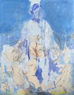 Arte contemporanea georgiana di Gela Mikva - Senza titolo, blu
