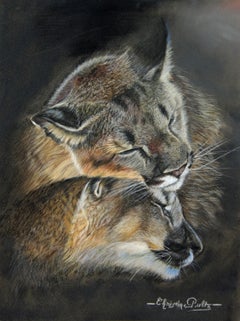French Contemporary Animal Painting by Christine Pultz - Pour la Vie