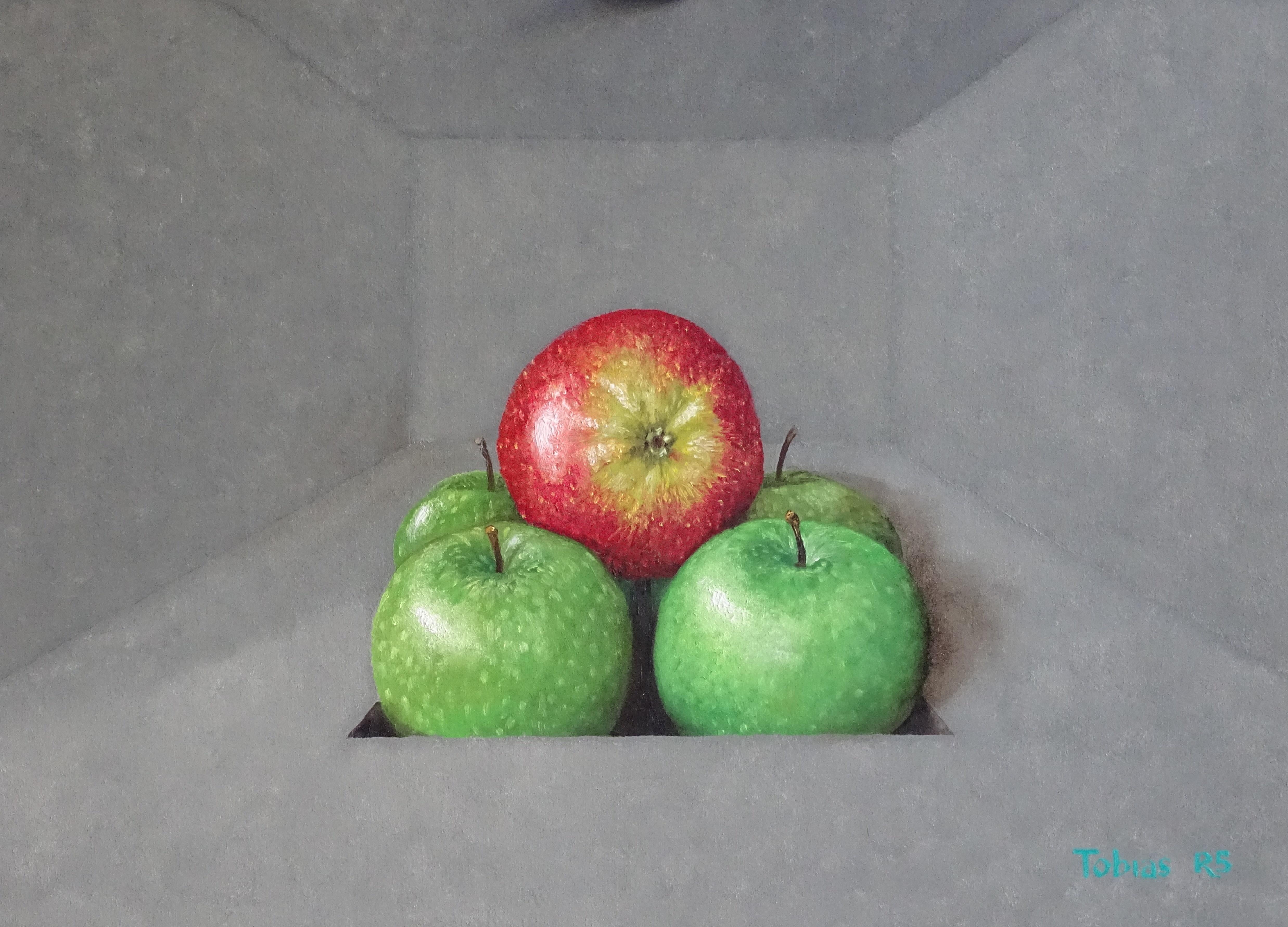 British Contemporary Art by Tobias Harrison - Room For Apples