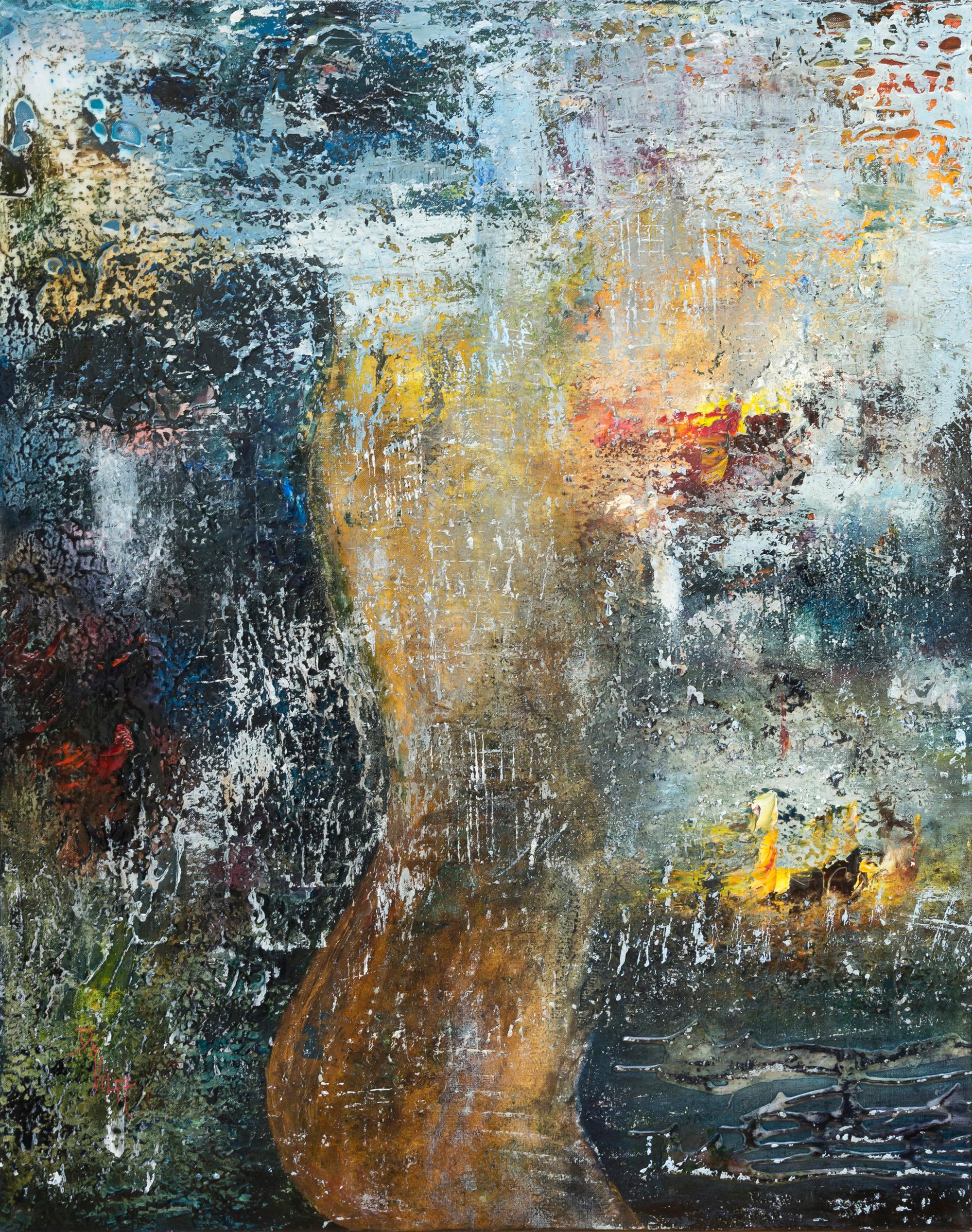 Olio su tela

Danielle Maillet-Vila è un'artista francese nata nel 1945 che vive e lavora a Barbizon, in Francia. Si è avvicinata al settore della moda e ha avviato la sua attività a soli 22 anni, continuando a dipingere. Nel 1979, la fiamma