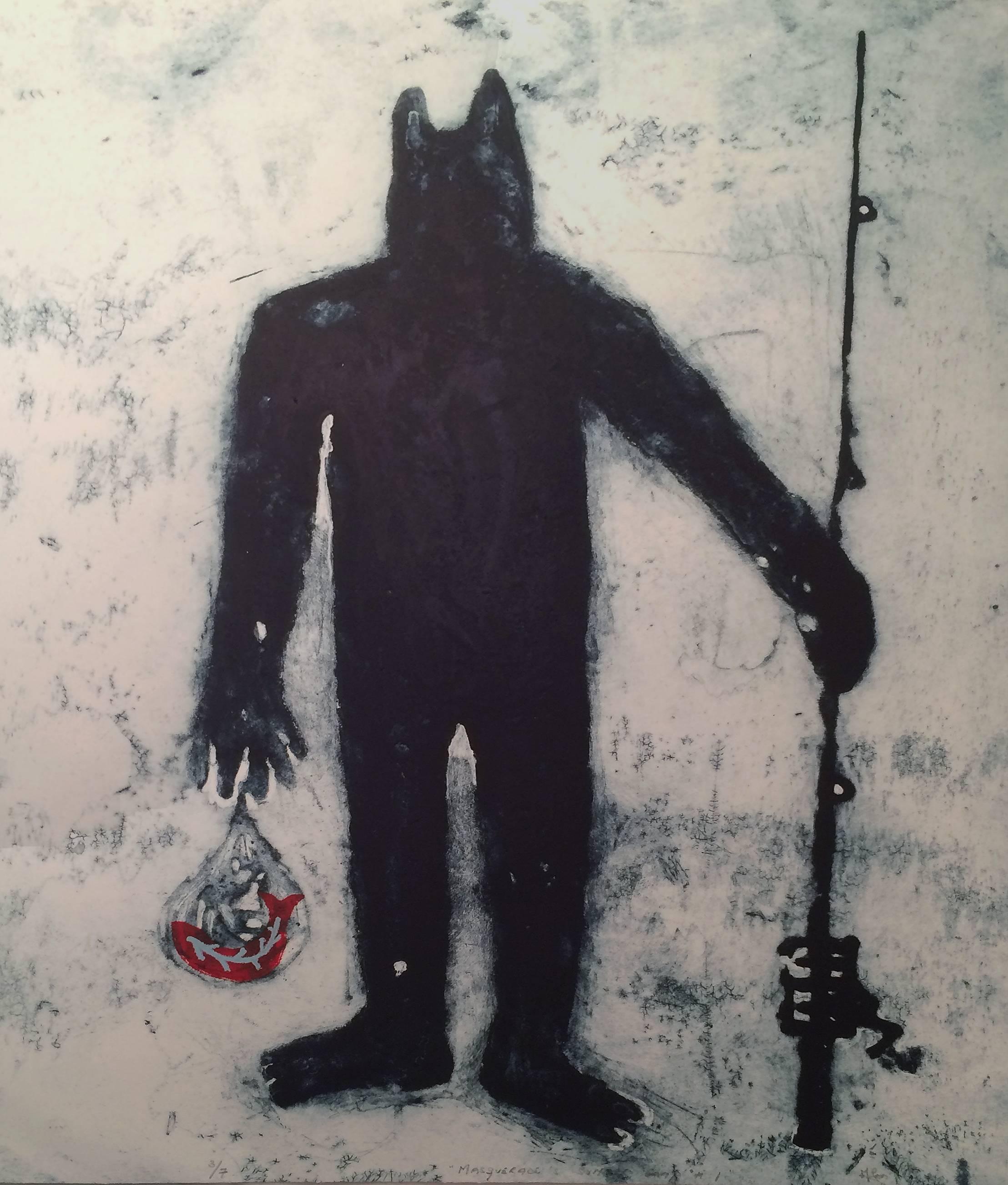 Manuel Lau Figurative Print - Masquerade's Summer Camp 1