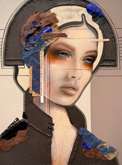 Daydream - 21st Century, Contemporary, Figurative, Portrait Painting, Oil