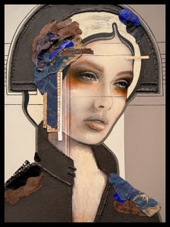 Daydream - 21st Century, Contemporary, Figurative, Portrait Painting, Oil