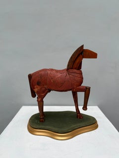 Caballo IV - XXIe siècle, sculpture contemporaine, figurative, recyclage