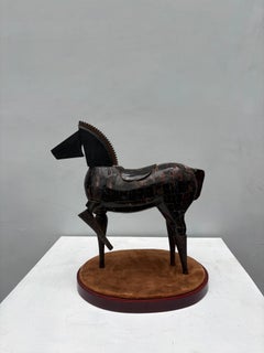 Caballo V – 21. Jahrhundert, zeitgenössische Skulptur, figurativ, Recycling