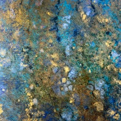 «Fosfenos II» - Contemporáneo, abstracto, técnica mixta, materiales orgánicos