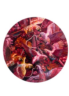 Rosa – 21. Jahrhundert, Ölgemälde, Realismus, Tierwelt
