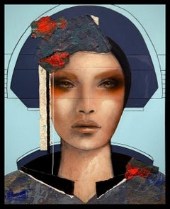 Optimum - 21st Cent, Contemporary, Figurative, Portrait Painting, Oil