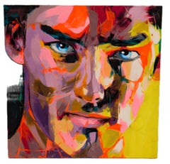 Louis - 21st Cent, Contemporary, Figurative, Oil Painting, Portrait, Pop