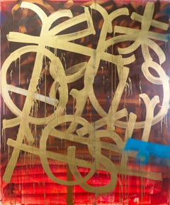 RETNA Monumental Original 72” x 60” Painting with Original COA