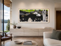 Alex Katz, «Black Brook», 1992. Firmado. Edición «Aquatinit» de 50 ejemplares.