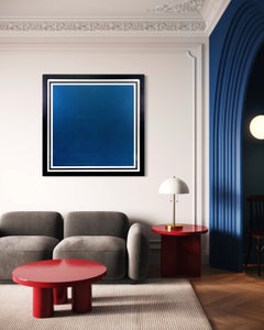 Sol LeWitt Colors with Lines in Four Directions (Blue) 1990 Silkscreen