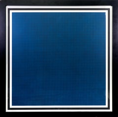Sol LeWitt Colors with Lines in Four Directions (Blue) 1990 Silkscreen