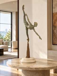 Richard MacDonald Penche Monet: escultura de bronce firmada de 36 pulgadas, edición de 55 ejemplares