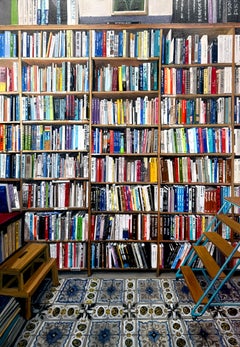Kunstbücher – Zeitgenössische Innenraummalerei einer Buchhandlung aus dem 21. Jahrhundert