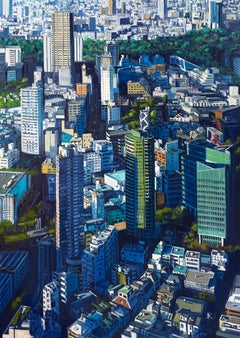 Endless City – Zeitgenössisches Stadtbild von Tokio im Dezember des 21. Jahrhunderts