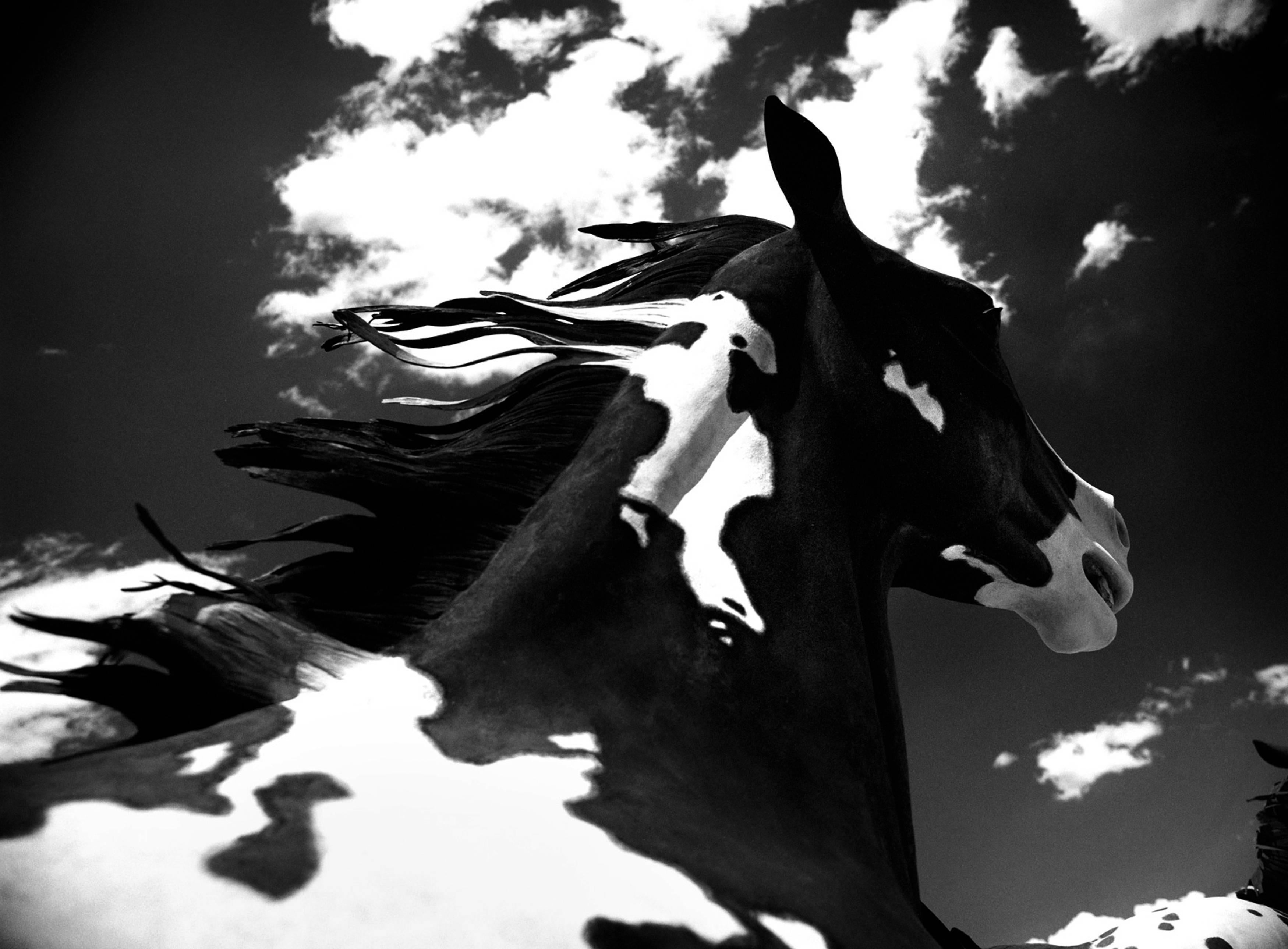 Benjamin Heller Black and White Photograph - Cloud Horses, New Mexico, 2002