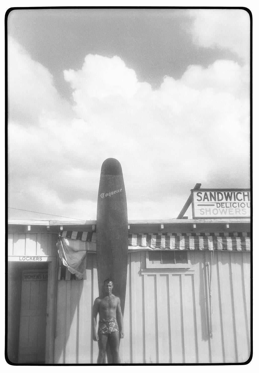 Black and White Photograph Stewart Ferebee - Coquette, Beach Club, Virginia Beach , VI.,  1945