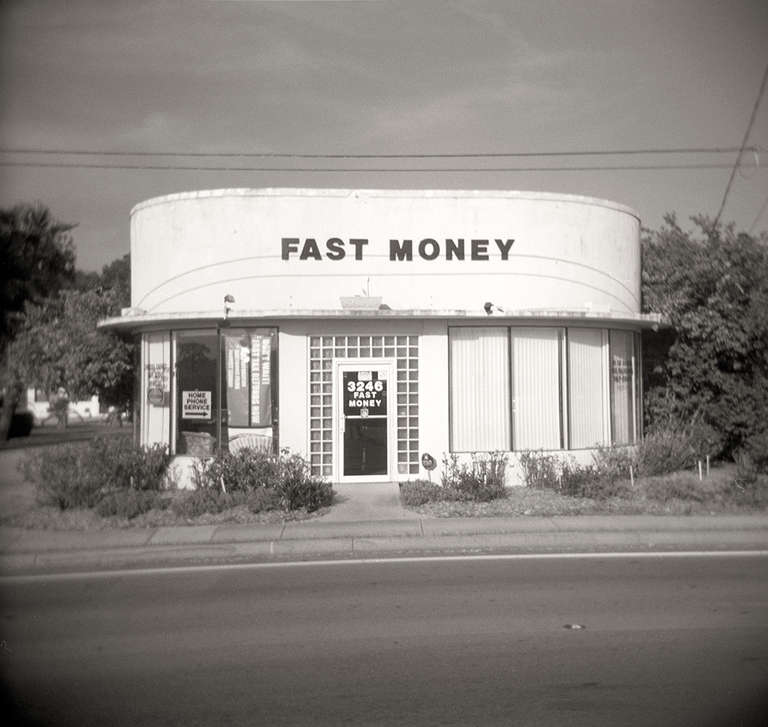 Gordon Stettinius Black and White Photograph - Fast Money, US Route 1, FL