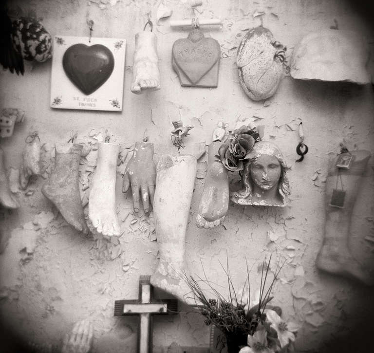 Gordon Stettinius Black and White Photograph - St. Roch Cemetery, New Orleans, LA