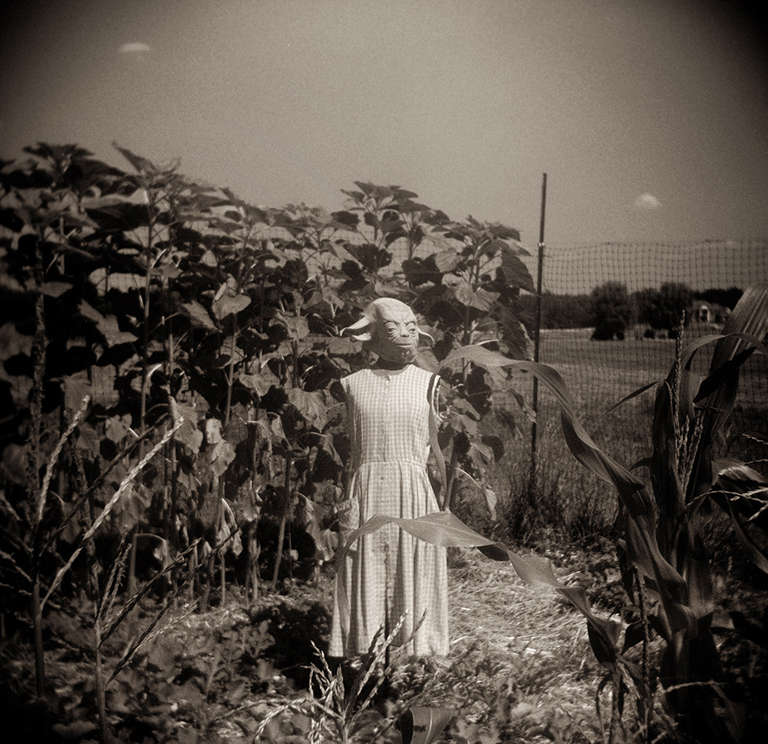 Gordon Stettinius Black and White Photograph - Yoda's Garden, Richmond, VA