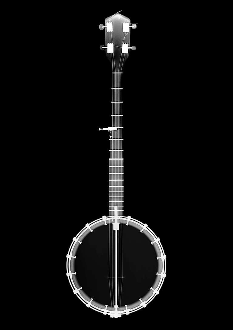 Steve Miller Black and White Photograph - Banjo