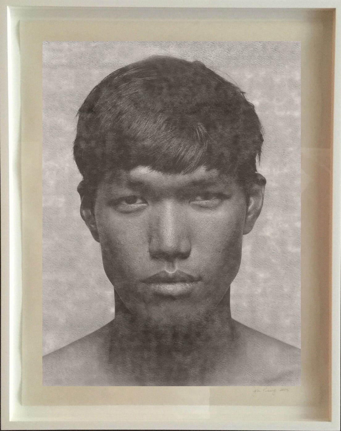 Erwähnenswert (Schwarz), Portrait Photograph, von Jose Picayo