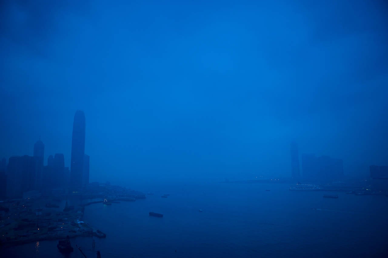 Michael McLaughlin Color Photograph - Victoria Harbour, Hong Kong