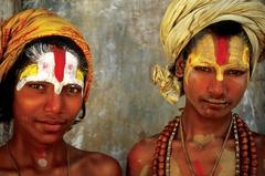 Friendship de Sadhu, Pashupatinath, Kathmandu, Népal