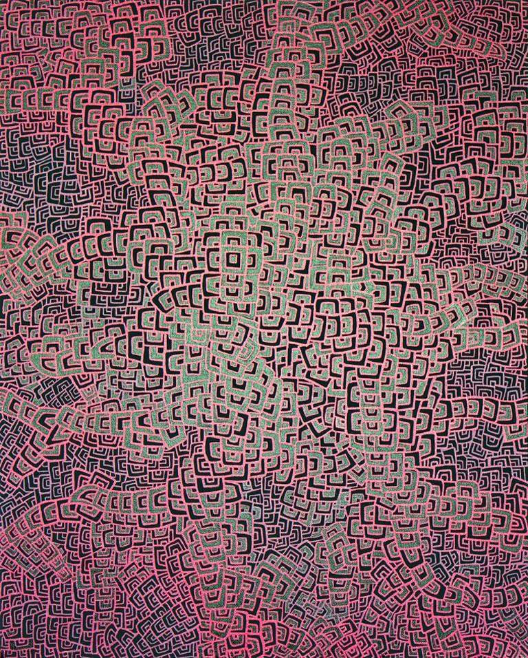 Spontane Mutation – Painting von Jeffrey Pitt
