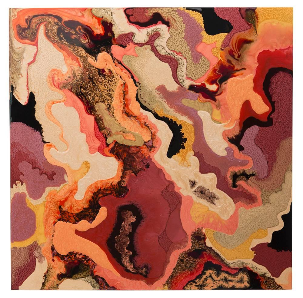 Jeffrey Pitt Abstract Painting - Dragons Blood