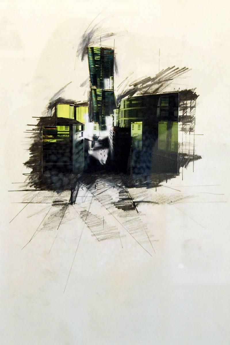Grover Mouton Landscape Art - XiaoZhaZhen Tower, Shanghai 1