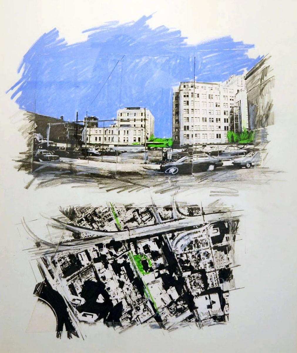 Landscape Art Grover Mouton - Plan du centre médical Master Plan, Nouvelle-Orléans 2