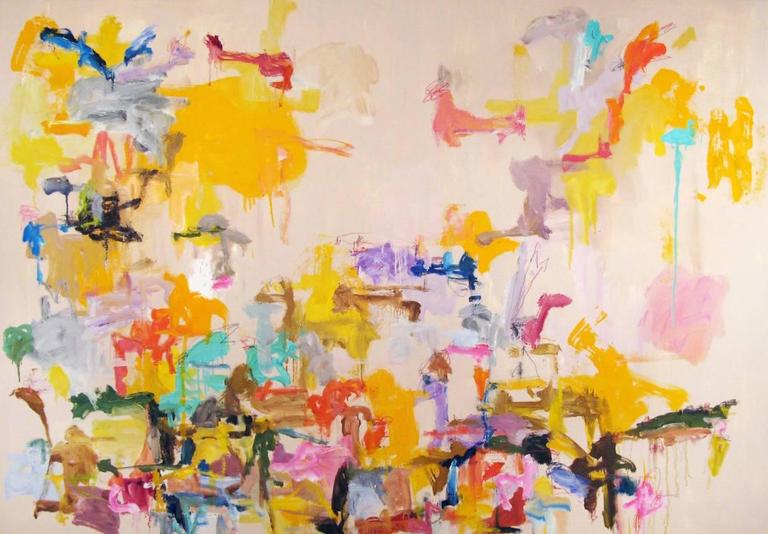 Kikuo Saito Abstract Painting - Zoo
