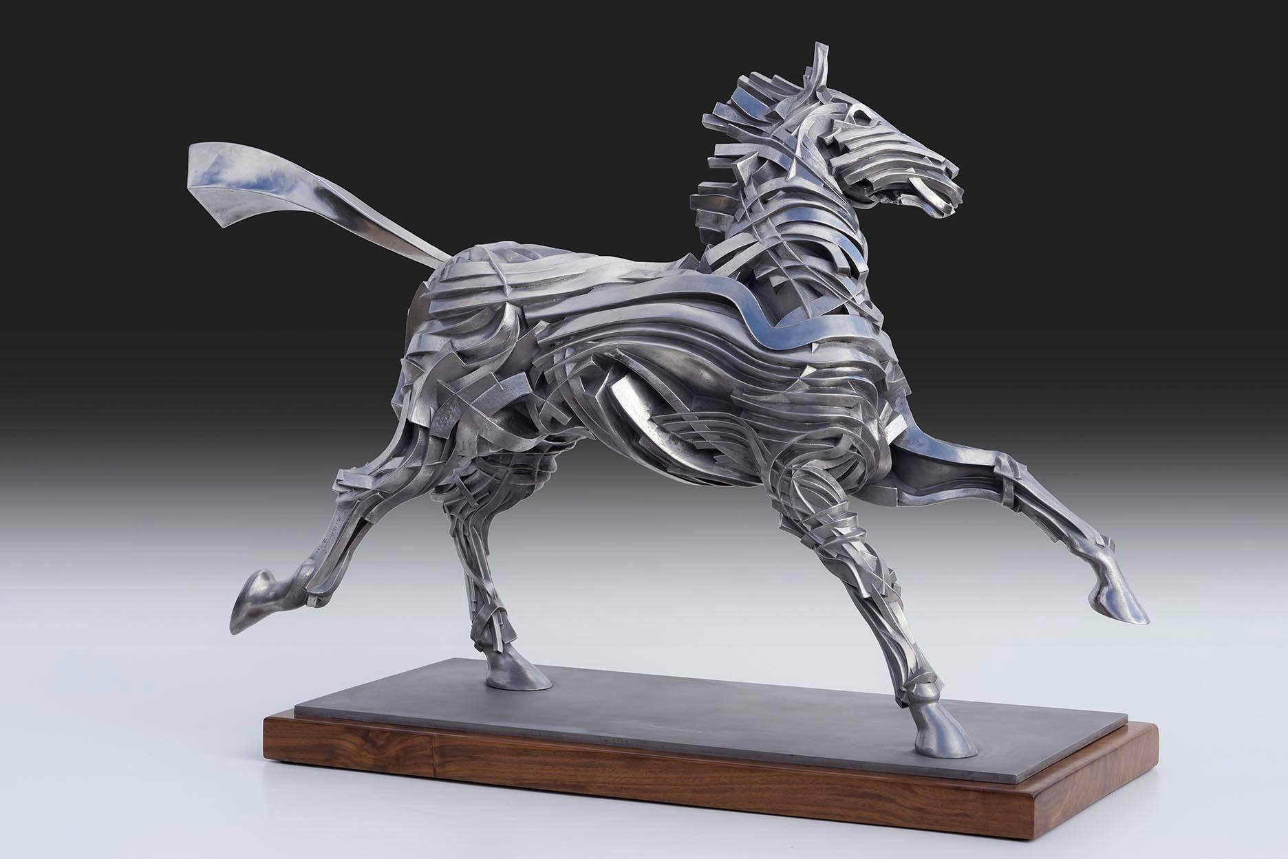 George's Horse - Sculpture by Gil Bruvel