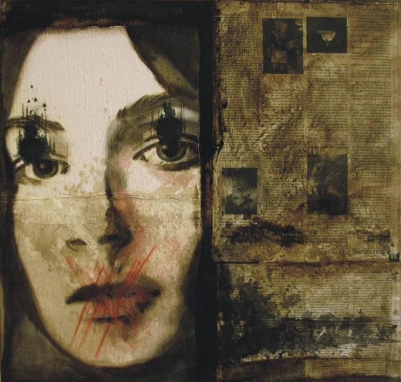 Simona Fedele Portrait Painting – Di Segni e Disegni n 1