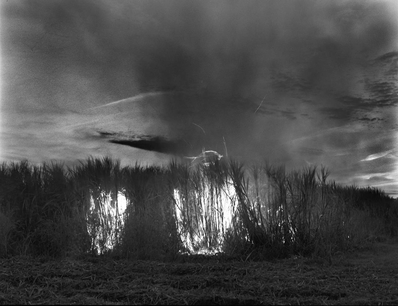 Debbie Fleming Caffery Black and White Photograph - Circle of Fire