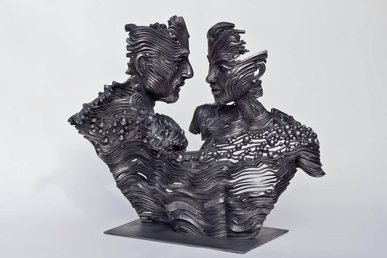 Gil Bruvel Figurative Sculpture - Never Ending