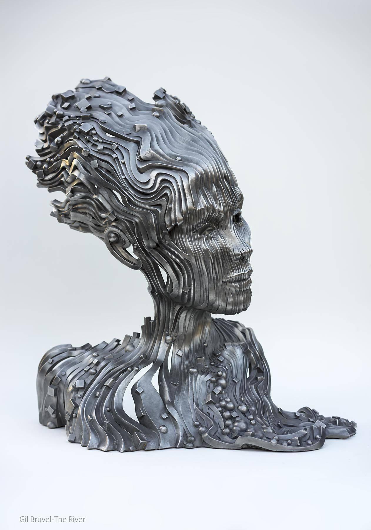 The River - Contemporary Sculpture by Gil Bruvel