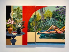 Start of Summer - Acrylic on Linen by Brittany Fanning