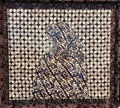 Pereiran, 2026, Archival pigment print, upholstered frame, 42 1/2 x 47 inches