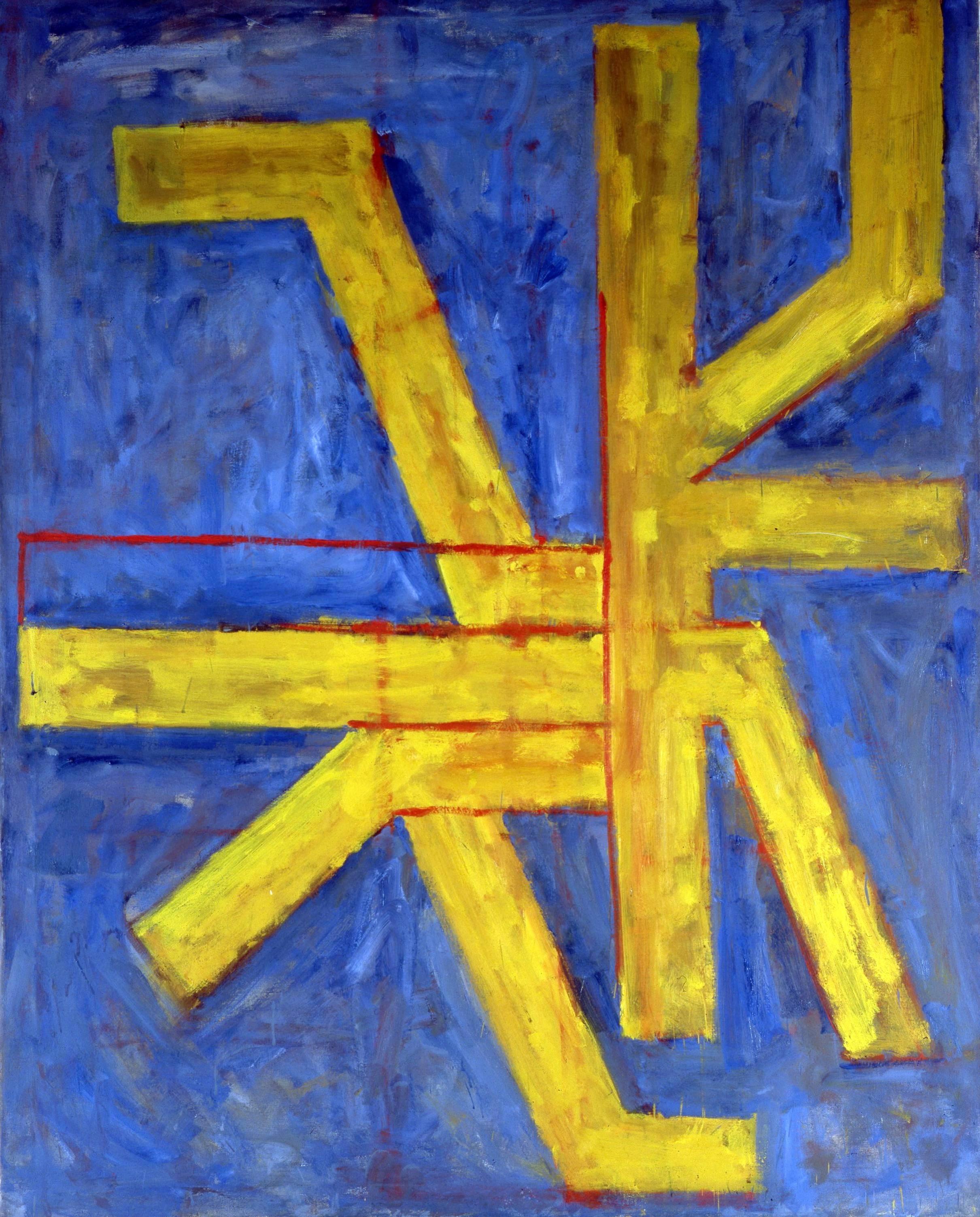 Abstract Painting di Fritz Bultman - Nuotatore