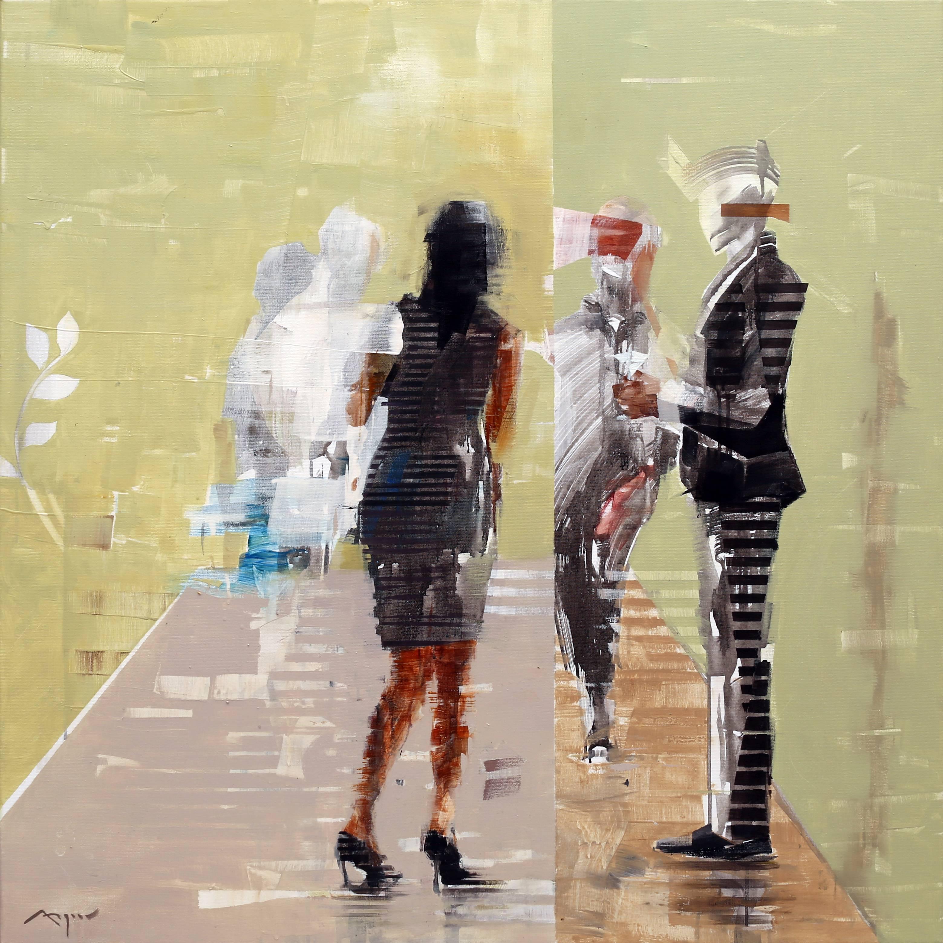 Michael Azgour Figurative Painting - Gallery Show